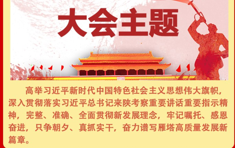 图解雁塔区第十四次党代会报告