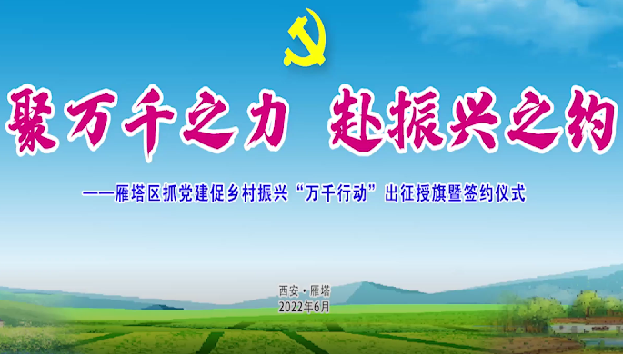 建设美好雁塔｜聚万千之力 赴振兴之约